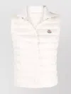 Moncler Quilted Vest High Neck In White