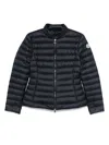 Moncler Polyamide Igelle Jacket High Collar Quilted In Black
