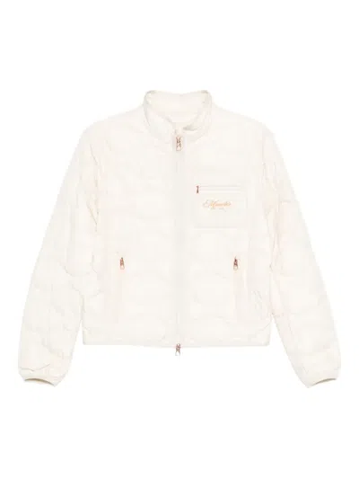 Moncler Quilted Zip-front Jacket In Multi
