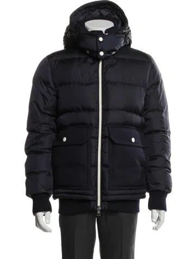 Pre-owned Moncler Rabelais Jacket Puffer Coat In Blue