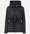Moncler Womens Black Raie Quilted Hooded Shell-down Jacket In Schwarz