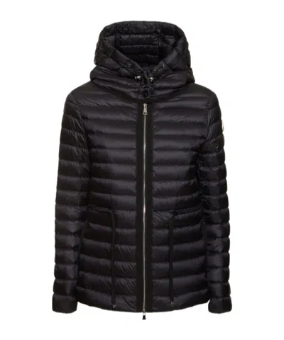 Moncler Raie Short  Down Jacket In Black