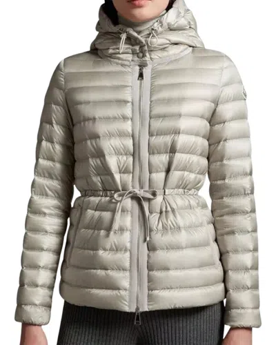 Moncler Raie Short Down Jacket In Gray