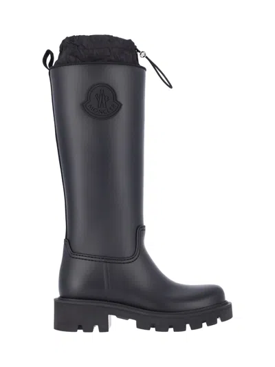 Moncler Rain Boots "kickstream High" In Black