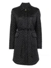 Moncler Raissac Quilted Coat In Black