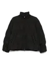 Moncler Doudoune Courte Matelassée À Fronces Ravignan In Black