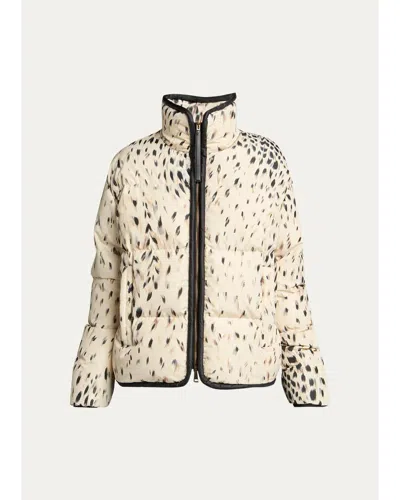 Moncler Rayonnant Down-fill Puffer Vest Jacket In White