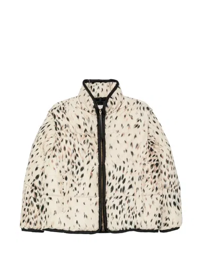 Moncler Rayonnant Puffer Jacket In Animal Print