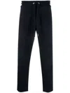 Moncler Rear Logo-patch Track Pants In Blue