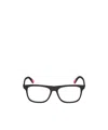 Moncler Rectangle-frame Optical Glasses In Black