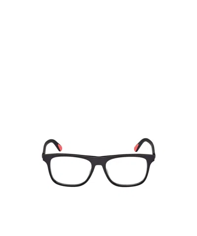 Moncler Rectangle-frame Optical Glasses In Black