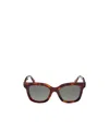 Moncler Rectangular Sunglasses In Gray