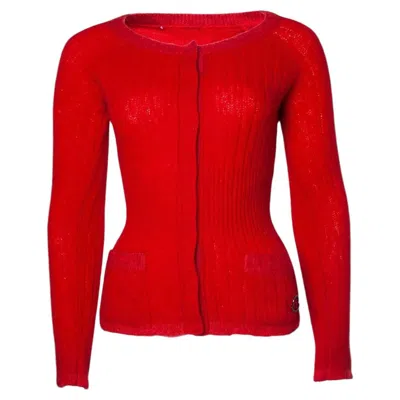 Pre-owned Moncler , Red Cardigan