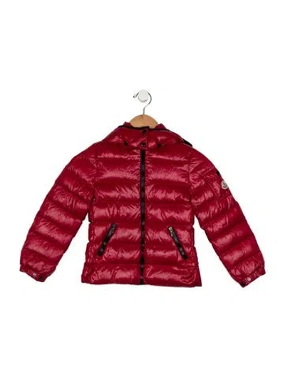 Pre-owned Moncler Babies' Red Casual Puff Zip Jacket