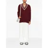 Moncler Women Wool Sweater In Brown
