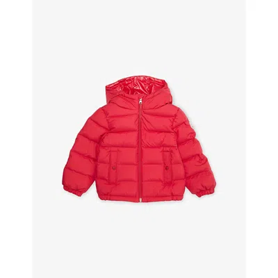 MONCLER TAIDU HOODED WOVEN-DOWN JACKET 9 MONTHS-3 YEAR