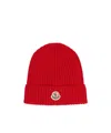 Moncler Red Wool Hat