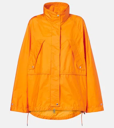 Moncler Reghena Technical Jacket In Orange