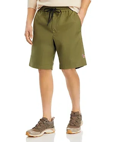 Moncler Regular Fit 10 Shorts In Dark Green