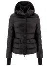 Moncler Grenoble Armoniques Button-up Down Jacket In Black