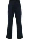 Moncler Relaxed Fit Trousers With Cargo Pockets In Black