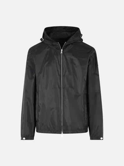 Moncler 'remoray' Black Polyamide Hooded Windbreaker