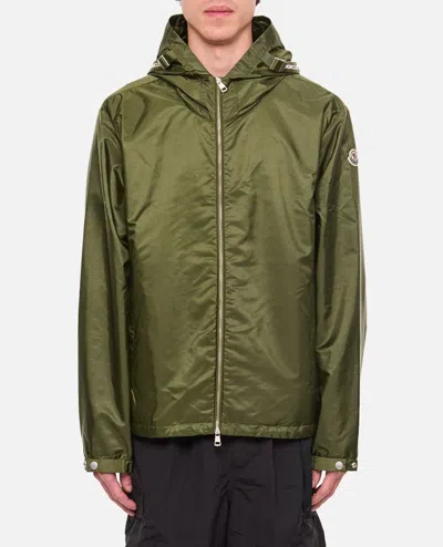 Moncler Remoray Hooded Nylon Jacket In Green