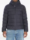 Moncler Men Montgenevre Virgin Wool Down Jacket In Blue
