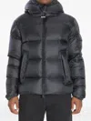 Moncler Mens Black Couyere Nylon-down Jacket In Black