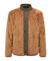 Moncler Rentignat Reversible Teddy Short Padded Jacket In Black