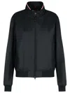 Moncler Reppe Nylon Jacket In Black