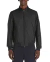 Moncler Reppe Rain Jacket In Dark Black
