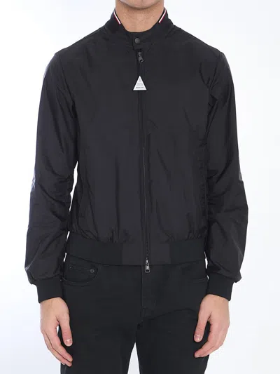 Moncler Reppe Windbreaker  Zip-up Jacket In Black