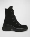 Moncler Resile Trek High Top Boot In Black