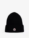 Moncler Responsible Virgin Wool Hat In Black