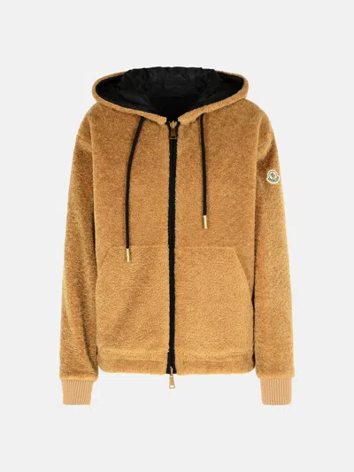 Moncler Reversible Brown Cotton Blend Jacket