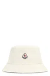 Moncler Bucket Hat In Bianco