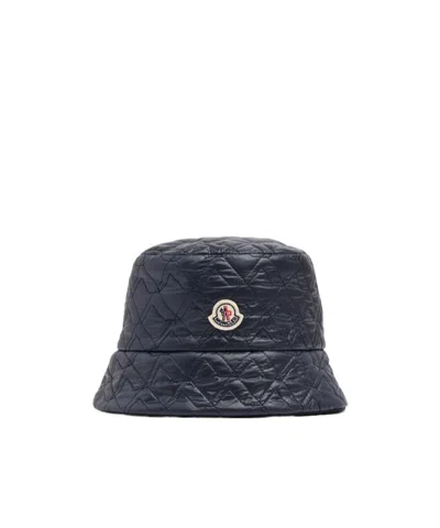 Moncler Reversible Bucket Hat In Blue