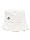 Moncler Bucket Hat In White