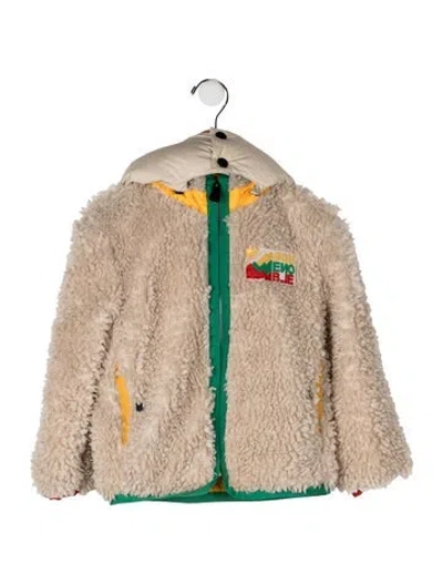 Pre-owned Moncler Babies' Reversible Coat In Yellow