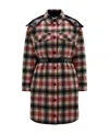 Moncler Robe Chemisier Réversible In Black