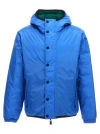 Moncler Rosiere Reversible Down Jacket In Blue