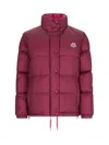 Moncler Verone Reversible Short Down Jacket In Pink