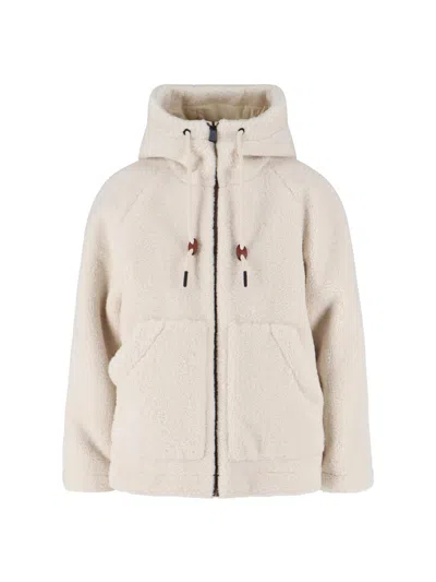 Moncler Reversible Down Jacket "yushan" In Neutral