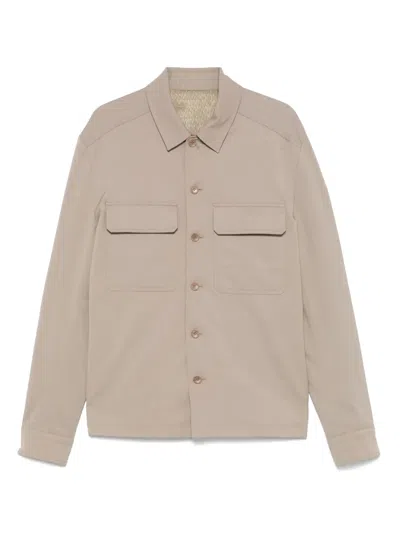 Moncler Reversible Jacket In Ivory