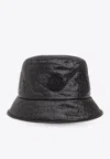 Moncler Reversible Padded Bucket Hat In Black