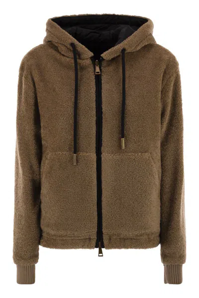MONCLER MONCLER REVERSIBLE PADDED SWEATSHIRT WITH HOOD