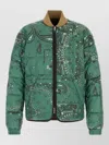 Moncler Printed Polyester Reversible Chalvron Down Jacket