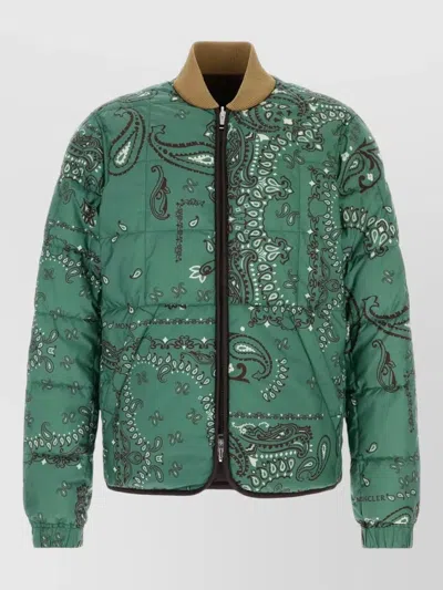 MONCLER REVERSIBLE PAISLEY CHALVRON DOWN JACKET