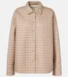 Moncler Reversible Quilted Shirt Jacket In Neutral